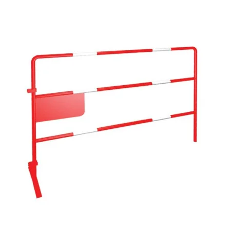 BARRIERE DE CHANTIER DIA:28MM EP:1.5MM LONG. 1,50M ROUGE