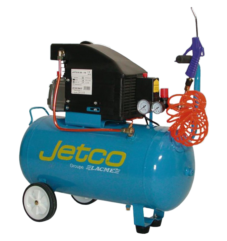 COMPRESSEUR ELECTRIQUE CUVE 50L – 2CV – 8 BARS